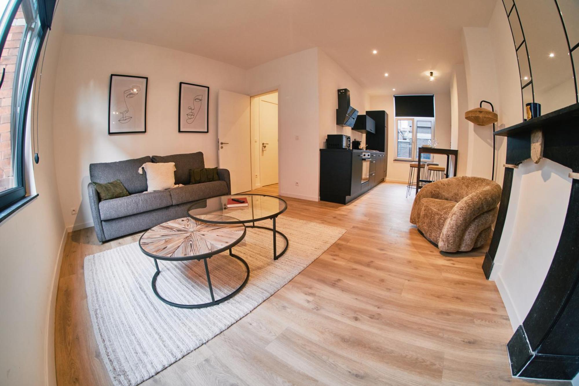Urbanchic Appartement Cosy 1B リエージュ エクステリア 写真